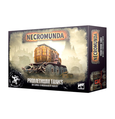 Necromunda - Promethium Tanks on Cargo-8 Ridgehauler Trailer available at 401 Games Canada