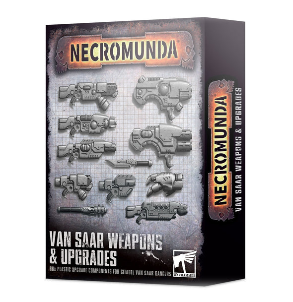 Necromunda - Van Saar Weapons & Upgrades available at 401 Games Canada