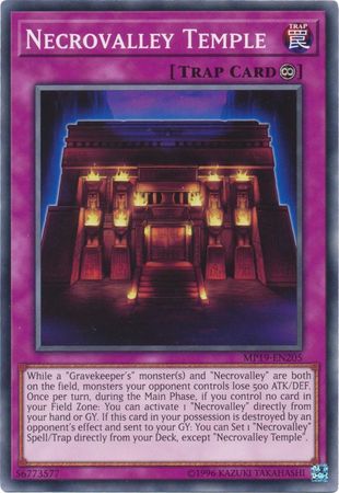 Necrovalley Temple - MP19-EN205 - Common - Unlimited available at 401 Games Canada