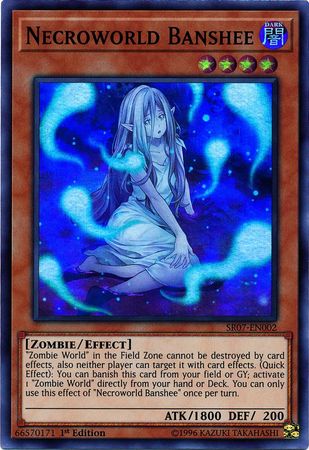 Necroworld Banshee - SR07-EN002 - Super Rare - 1st Edition available at 401 Games Canada