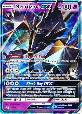 Necrozma GX - SM58 - Promo available at 401 Games Canada