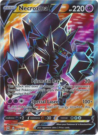 Necrozma V - 149/163 - Full Art Ultra Rare available at 401 Games Canada