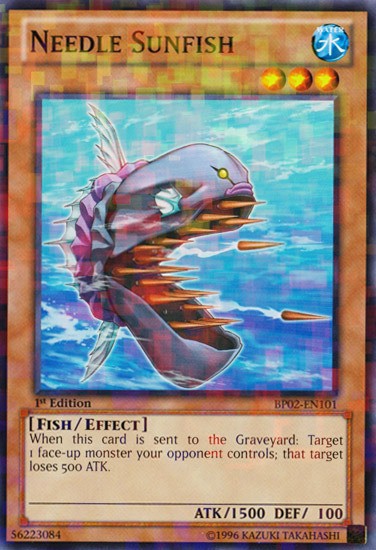Needle Sunfish - BP02-EN101 - Mosaic Rare - 1st Edition available at 401 Games Canada