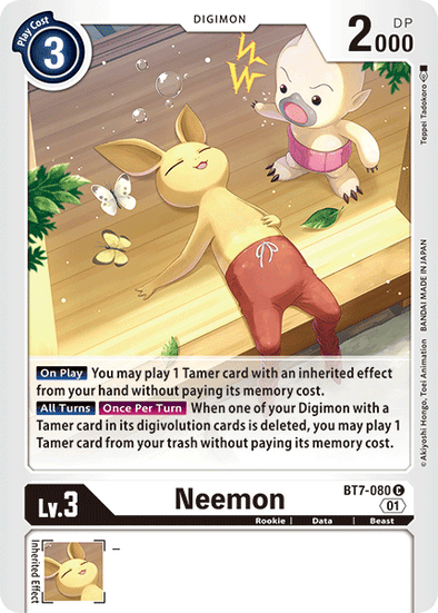 Neemon - BT7-080 - Common available at 401 Games Canada