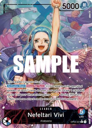 Nefeltari Vivi (Alternate Art) - OP04-001 - Leader available at 401 Games Canada