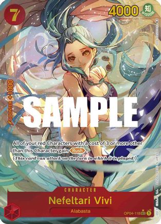 Nefeltari Vivi (Alternate Art) - OP04-118 - Secret Rare available at 401 Games Canada