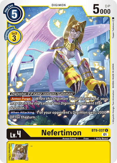 Nefertimon - BT9-037 - Uncommon available at 401 Games Canada