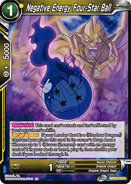 Negative Energy Four-Star Ball - BT12-115 - Common available at 401 Games Canada