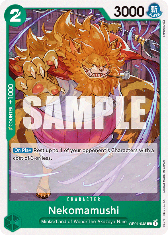 Nekomamushi - OP01-048 - Common available at 401 Games Canada