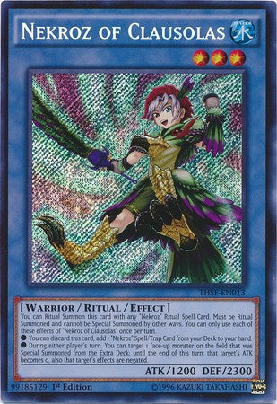 Nekroz of Clausolas - THSF-EN013 - Secret Rare - 1st Edition available at 401 Games Canada