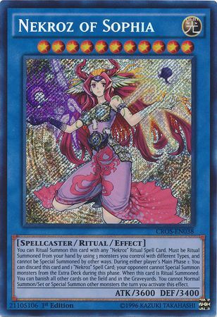 Nekroz of Sophia - CROS-EN038 - Secret Rare - 1st Edition available at 401 Games Canada