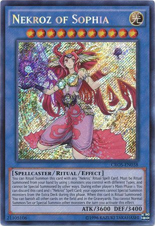 Nekroz of Sophia - CROS-EN038 - Secret Rare - Unlimited available at 401 Games Canada