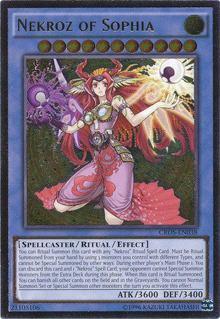 Nekroz of Sophia - CROS-EN038 - Ultimate Rare - Unlimited available at 401 Games Canada