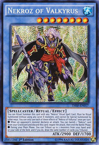 Nekroz of Valkyrus - THSF-EN017 - Secret Rare - 1st Edition available at 401 Games Canada