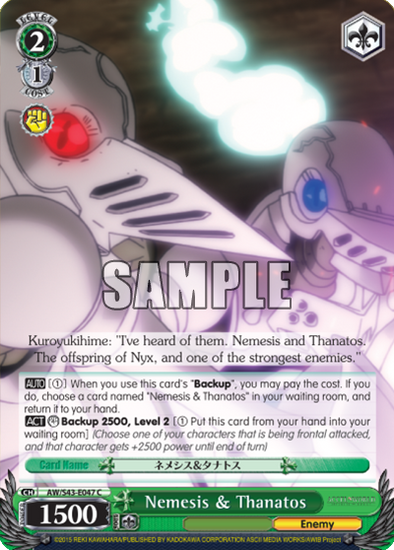 Nemesis & Thanatos - AW/S43-E047 - Common available at 401 Games Canada