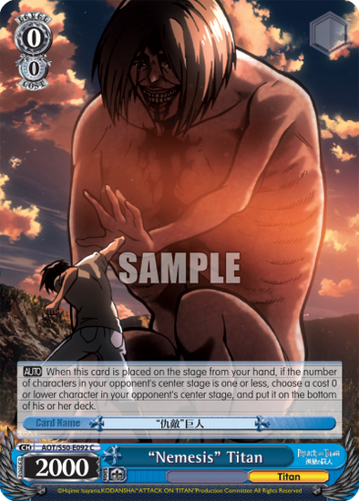 "Nemesis" Titan - AOT/S50-E092 - Common available at 401 Games Canada