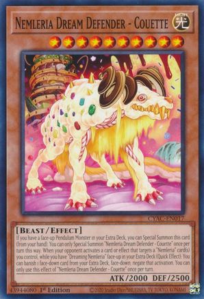 Nemleria Dream Defender - Couette - CYAC-EN017 - Common - 1st Edition available at 401 Games Canada