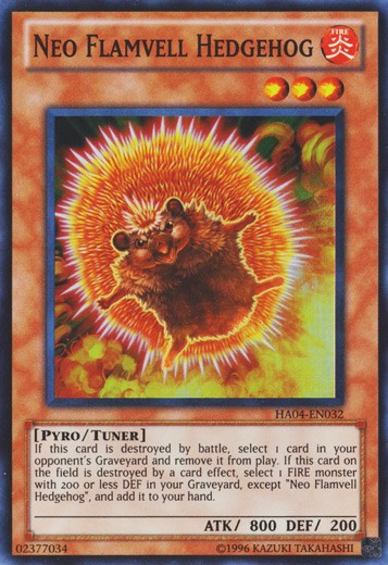 Neo Flamvell Hedgehog - HA04-EN032 - Super Rare - Unlimited available at 401 Games Canada