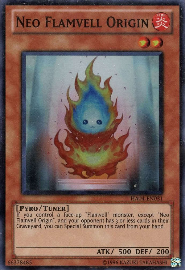 Neo Flamvell Origin - HA04-EN031 - Super Rare - Unlimited available at 401 Games Canada