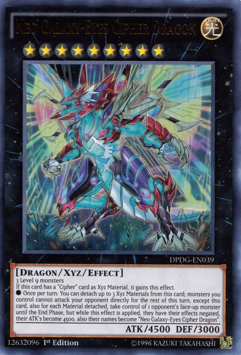 Neo Galaxy-Eyes Cipher Dragon - DPDG-EN039 - Ultra Rare - 1st Edition available at 401 Games Canada