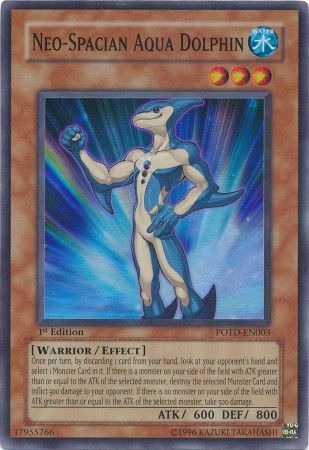Neo-Spacian Aqua Dolphin - POTD-EN003 - Super Rare - 1st Edition available at 401 Games Canada