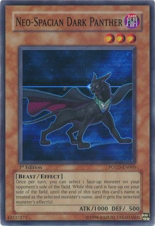 Neo-Spacian Dark Panther - POTD-EN005 - Super Rare - 1st Edition available at 401 Games Canada