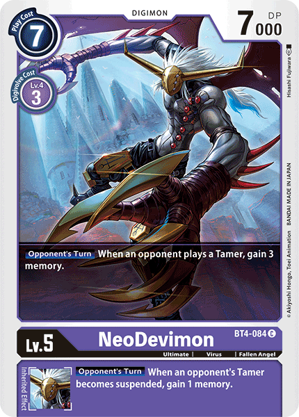 401 Games Canada - NeoDevimon - BT4-084 - Common