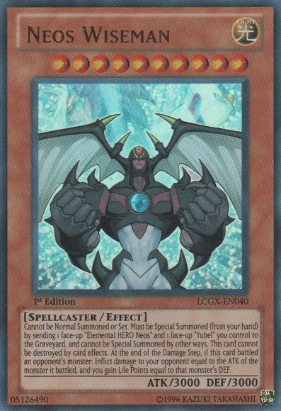 Neos Wiseman - LCGX-EN040 - Ultra Rare - 1st Edition available at 401 Games Canada
