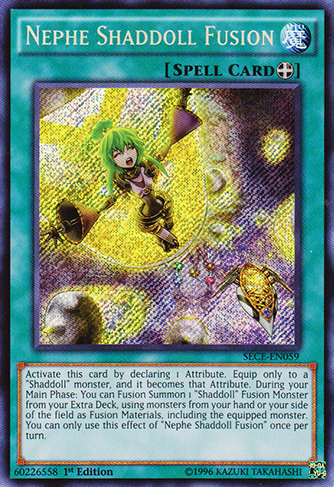Nephe Shaddoll Fusion - SECE-EN059 - Secret Rare - 1st Edition available at 401 Games Canada
