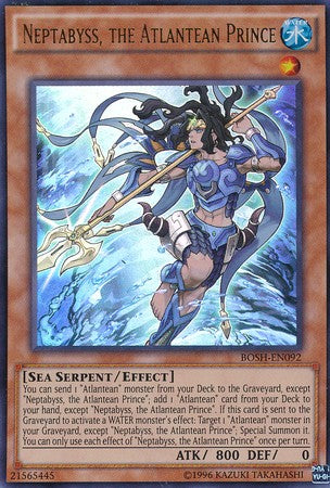 Neptabyss, the Atlantean Prince - BOSH-EN092 - Ultra Rare - Unlimited available at 401 Games Canada