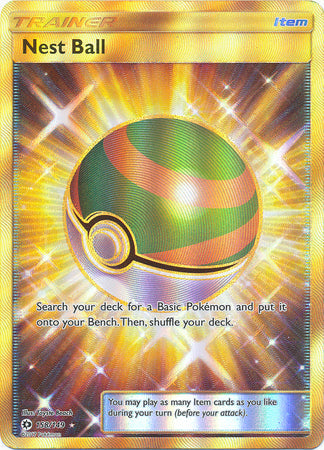 gold nest ball pokemon card price Nest Ball - 255/198 255