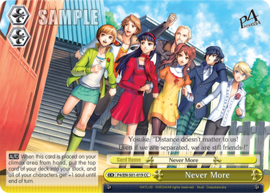 Never More - P4/EN-S01-019 - Climax Common available at 401 Games Canada