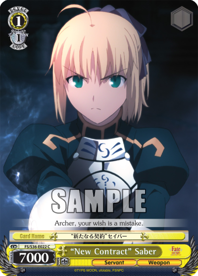 "New Contract" Saber - FS/S36-E022 - Common available at 401 Games Canada