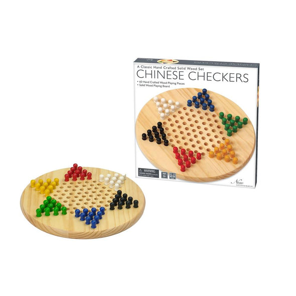 New Entertainment - Wooden Chinese Checkers available at 401 Games Canada