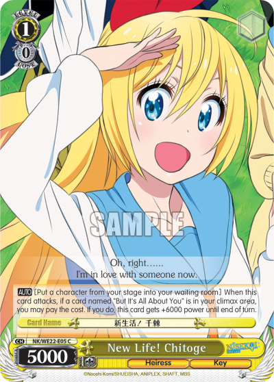 New Life! Chitoge - NK-WE22-E05 - Common available at 401 Games Canada