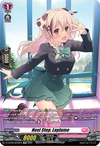 Next Step, Laplume - D-LBT02/SP22 - SP available at 401 Games Canada