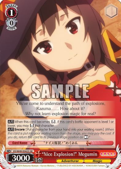 "Nice Explosion!" Megumin - KS/W49 - E042S - Super Rare available at 401 Games Canada