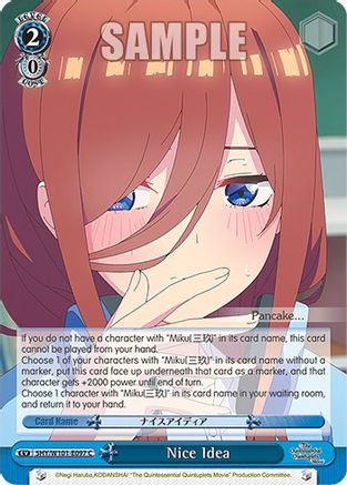 Nice Idea - 5HY/W101-E097 - Common available at 401 Games Canada