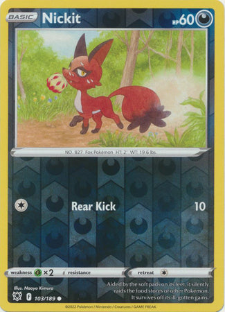 Nickit - 103/189 - Common - Reverse Holo available at 401 Games Canada