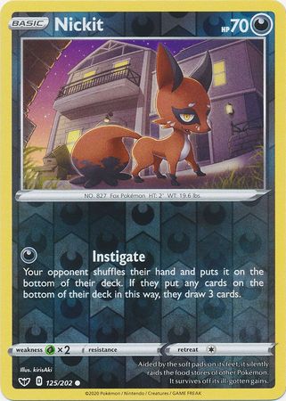 Nickit - 125/202 - Common - Reverse Holo available at 401 Games Canada