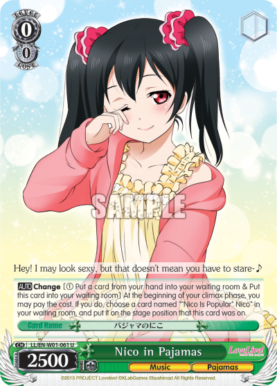 Nico in Pajamas - LL/EN-W01-061 - Uncommon available at 401 Games Canada