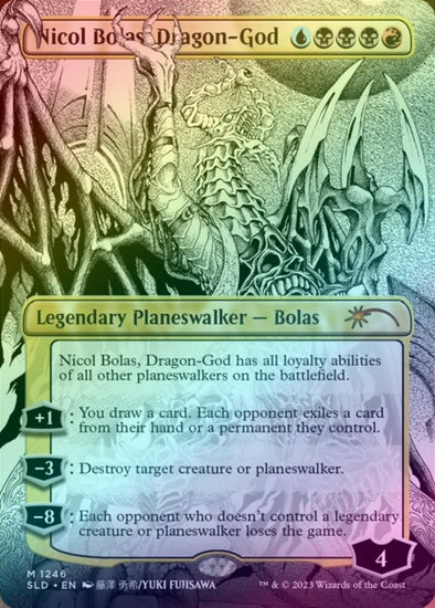 Nicol Bolas, Dragon-God - More Borderless Planeswalkers Secret Lair (Foil)  (SLD)