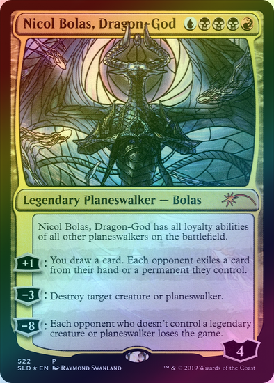 401 Games Canada - Nicol Bolas, Dragon-God - Stained Glass Promo (Foil) 401 Games Canada - Nicol Bolas, Dragon-God - Stained Glass Promo (Foil)