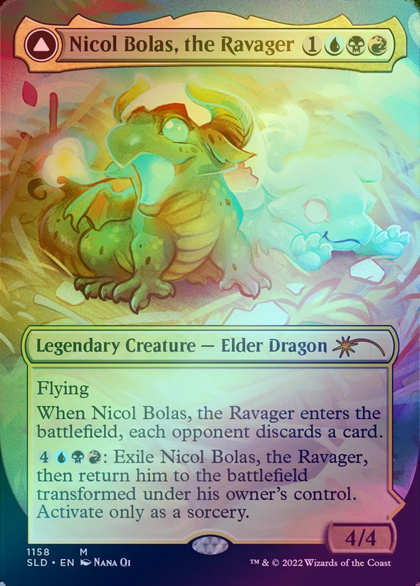 401 Games Canada - Nicol Bolas, the Ravager // Nicol Bolas, the Arisen - From Cute to Brute (Foil) (SLD) 401 Games Canada - Nicol Bolas, the Ravager // Nicol Bolas, the Arisen - From Cute to Brute (Foil) (SLD)