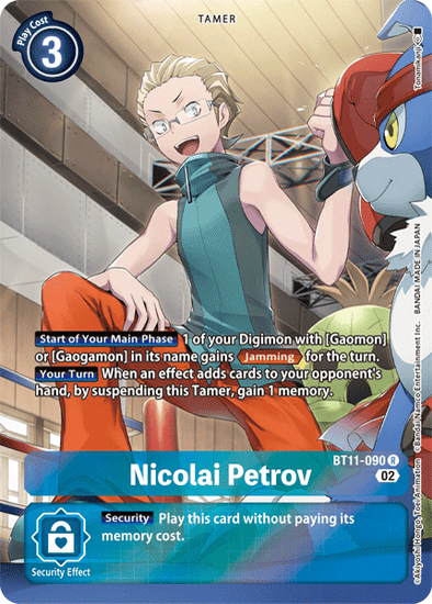 Nicolai Petrov (Alternate Art) - BT11-090 - Rare available at 401 Games Canada