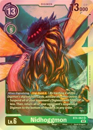 Nidhoggmon (Resurgence Booster Reprint) - BT4-062 - Super Rare (Foil) available at 401 Games Canada