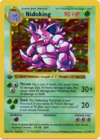 Nidoking - 11/102 - Holo - 1st Edition available at 401 Games Canada