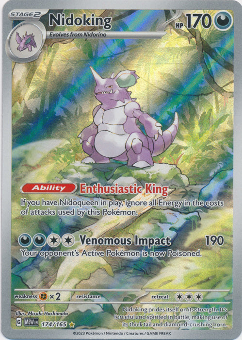 401 Games Canada - Nidoking - 174/165 - Illustration Rare 401 Games Canada - Nidoking - 174/165 - Illustration Rare