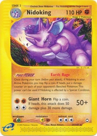 Nidoking - 24/147 - Rare available at 401 Games Canada