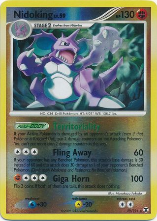 Nidoking - 29/111 - Rare - Reverse Holo available at 401 Games Canada